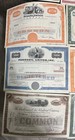 160 Stock And Bonds Certificates Wow     16 Different  10 Each- Lot 1