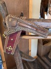 Antique Utah Saddle Co Gun Belt With Knife Sheath