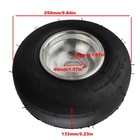 1 2x 5  Slick Wheel Front 10x4 50-5 Tire Rim 3 Stud For Go Kart Drift Trike Atv