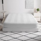 Waterproof Quilted Fitted Mattress Protector With 15  Deep Pocket Machine Washab