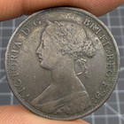 1864 Province Of New Brunswick Victoria Large Cent 1c