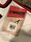 Worth Adult S Softball Pants Red Black   White Polyester Nwt A30