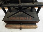 Cast Iron Speedball Book Binding Printing Press Cigar Tobacco Mold Tobacciana