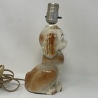 Vintage Puppy Dog Ceramic Nursery Child   s Room Lamp 1950s Retro