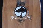 Vintage Arbor Bamboo Longboard Koi Fish Graphic Venice Skateboard Bob Carlson 46
