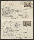 1933 Lot Of 4 Sept Isles Pq - Natashquan Flights Onward To Germania Ont Redirect