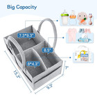 Maliton Diaper Caddy Organizer - Diaper Caddy For Baby Nursery Storage  Felt Dia