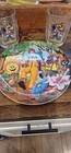 Vintage 1977 Mcdonalds Collectors Ronald Mayor Glasses 1985 Ronald Fry Guy Plate