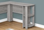 Computer Desk home Office corner storage Shelves 48 l l Shape work laptop