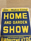 Rare Chicago Aurora   Elgin Ca e Railroad 1956 Home   Garden Show Poster