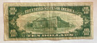 1929  10 National Bank Note Chicago  