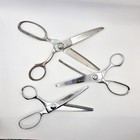 Vintage Pinking Shears Lot Wiss Griffon Vogue Deluxe Chrome Sewing Scissors 3pc