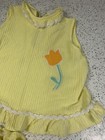 Carter   s Vintage Baby Girl Tulip Striped Dress Size 6 Months To 18 Pounds