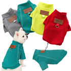 Pet Dog Puppy Dog Warm Soft Fleece Clothes Coat Shirt Sweater Winter Apparel