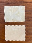 Us 1913-15 Panama-pacific Expo  1   2 Cents   Scott  397 398  Unused Hinged  Og