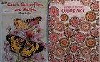 Lot Of 9 Assorted Adult Coloring Books Nature Animals Peace Relax   Free Gift