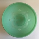 Vintage Tupperware  339 Jadeite Colander  Footed Strainer  Free Ship