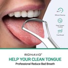 Ronavo Tongue Scraper Cleaner For Adults And Ml  Family Pack ml-2colors 