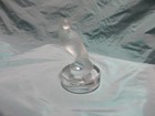 Lalique France Tourterelle Preening Turtledove Crystal Figurine