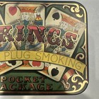 Vtg Daher England 3 Kings Sliced Plug Smoking Tin Box Plain Tree Tobacco Co