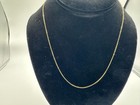 1 17g Vintage Sterling Silver 925 Adjustable Gold Tone Chain Necklace 18 In M