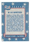 1991 Topps Desert Storm  107 M-109 Howitzer United States Usa Army Card