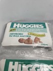 Vintage 1993 Huggies New Born 2 Pack Diaper Seal