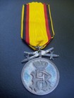 1915 Wwi Germany German Empire Princely Honour Cross Reuss County Silver Medal