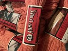 Vintage Aunt Lydia s Heavy Rug Yarn 60 Yard Skeins -polyester - Color Coral 0310