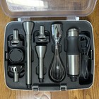 Kitchenaid Variable Speed Immersion Hand Blender Set Whisk Attachments Case