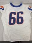 Boise State Broncos  66 Game Used Authentic Game Football Jersey White  48