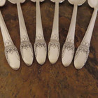 Is First Love Set 6 Oval Soup Spoons 1847 Rogers Vtg Silverplate Flatware Lot E