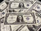 1957 One Dollar   1  Star Note     About Uncirculated Star Bill     Au Silver Cert