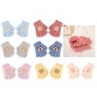 Reusable Knit Gloves Warm Stretchy Gloves Winter Accessories For Kids Boys Girls