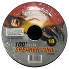 Car Home Audio Speaker Wire 18 Awg Gauge Clear 2-way Zip 18 2 Cable 100 Ft Spool