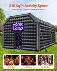 Inflatable Night Club 26 2 X 19 7 X 13 1 Ft Blow Up Party Tent With Lights