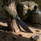 13 5  Tactical Fixed Blade Knife Full Tang Hunting Survival Knife With Sheath