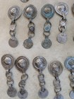 Vintage Tribal Button Pendants 25pcs Kuchi Notions With Dangles  22063 