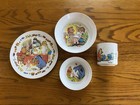 Vintage Sears 1993 Winnie The Pooh 4 Piece Melamine Dining Set For Kids