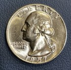 1957 D 25c Washington Quarter - Brilliant Uncirculated