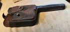 Vintage Broomhandle Mauser C96 Brown Leather Holster  W  2 Clips