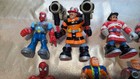 Lot Of 7 Mattel Rescue Heroes   Marvel Spider Man Vintage