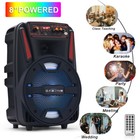 8  1000w Portable Bluetooth Speaker Sub Woofer Deep Bass Sound System Party Mic