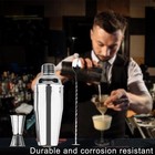 24-ounce Cocktail Shaker Mix Set  3 Bar Accessories