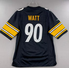 Pittsburgh Steelers T j  Watt  90 Home Black Game Jersey Men s S-3xl Nwt