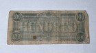 1864 Confederate  100 Bill Civil War Currency Csa Note Richmond Lucy Pickens