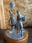 Rare  Vintage Top Performer 1912 Pewter Gas Station Pump   Attendant 10    Tall