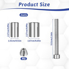 2 Pack Motorcycle Bar Ends Mounting Screw Set Universal 13mm-24mm Handlebar Expa