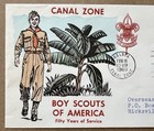 1960 Canal Zone Fdc     Boy Scouts 50th Anniversary     Balboa Cancel     2 8 1960