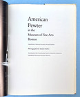 American Pewter In The Museum Of Fine Arts Boston  hc  Dj  1974 